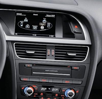 Autoradio GPS full tactile Bluetooth Android Audi A4 et Audi A5 de 2007 à  2016 + Camera de recul