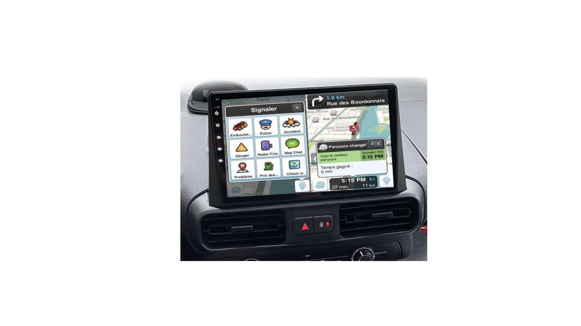 Autoradio GPS tactile Bluetooth Android & Apple Carplay Citroën