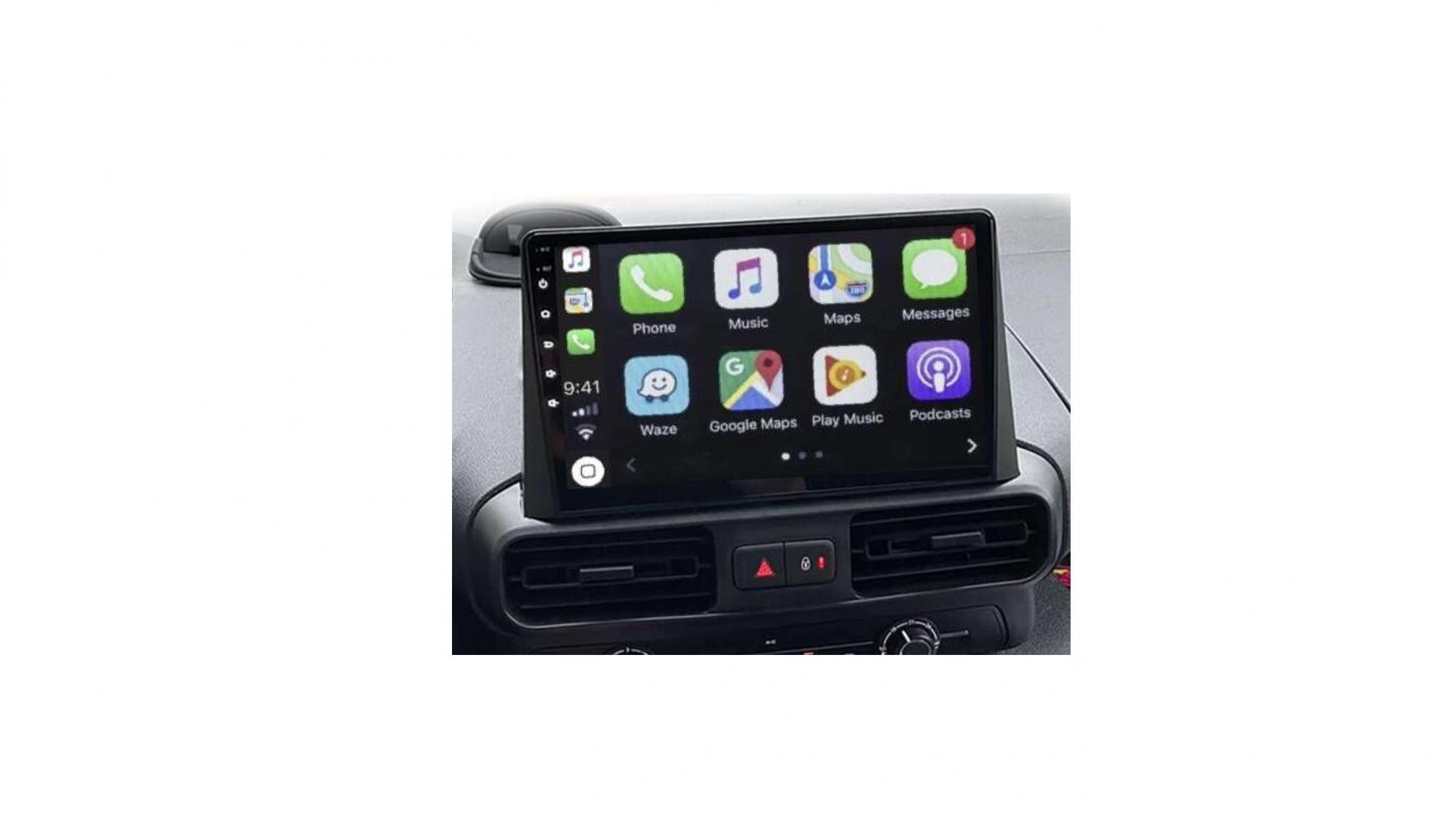 Autoradio tactile GPS Bluetooth Android & Apple Carplay Citroën Berlingo de  2019 à 2023 + camera de recul