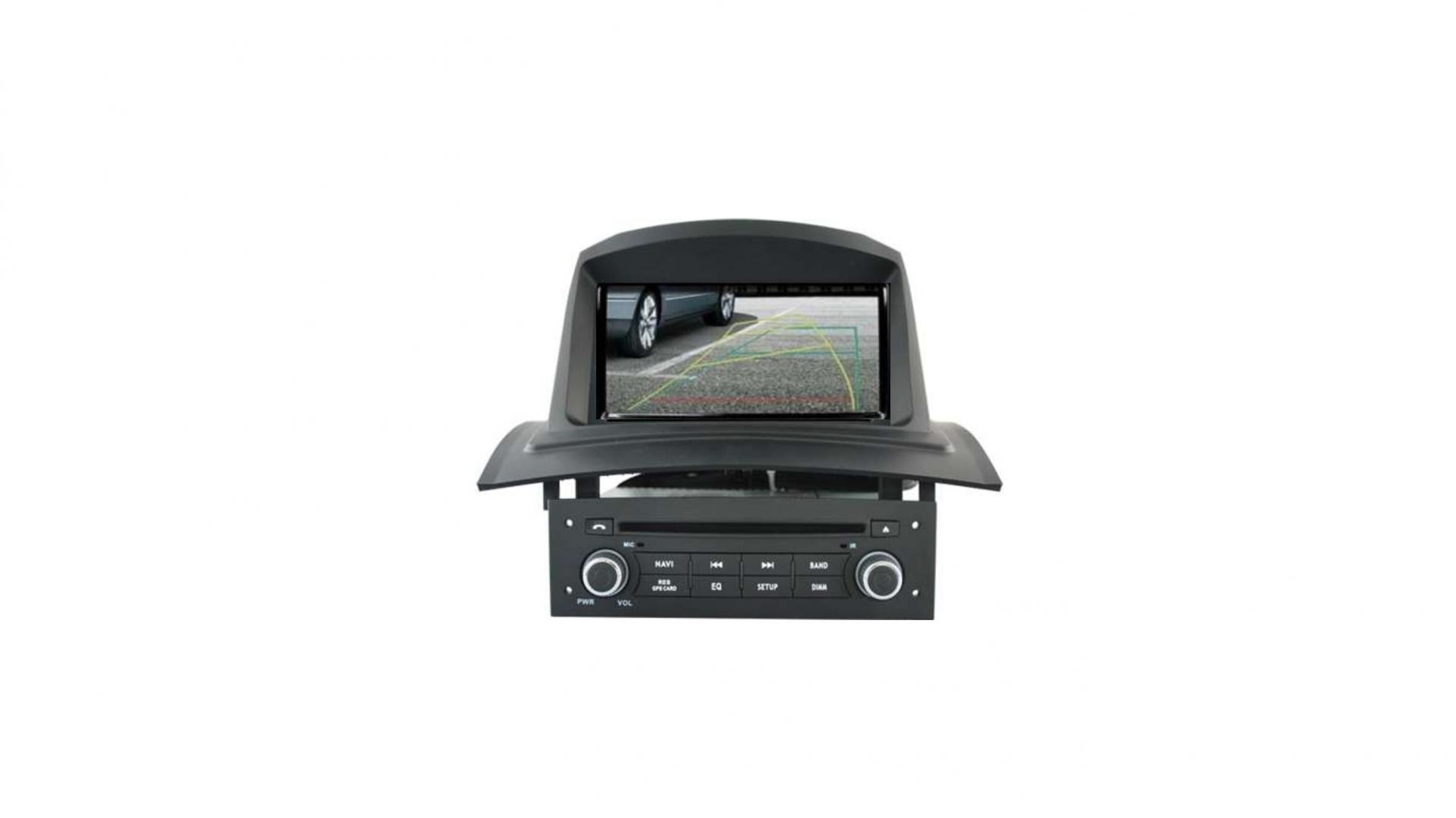Autoradio GPS tactile Bluetooth Android & Apple Carplay Renault Megane 2 +  caméra de recul