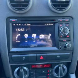 Autoradio GPS Audi A3 8P, S3, RS3, Sportback écran tactile avec boutons classique Bluetooth Android & Apple Carplay + caméra de recul