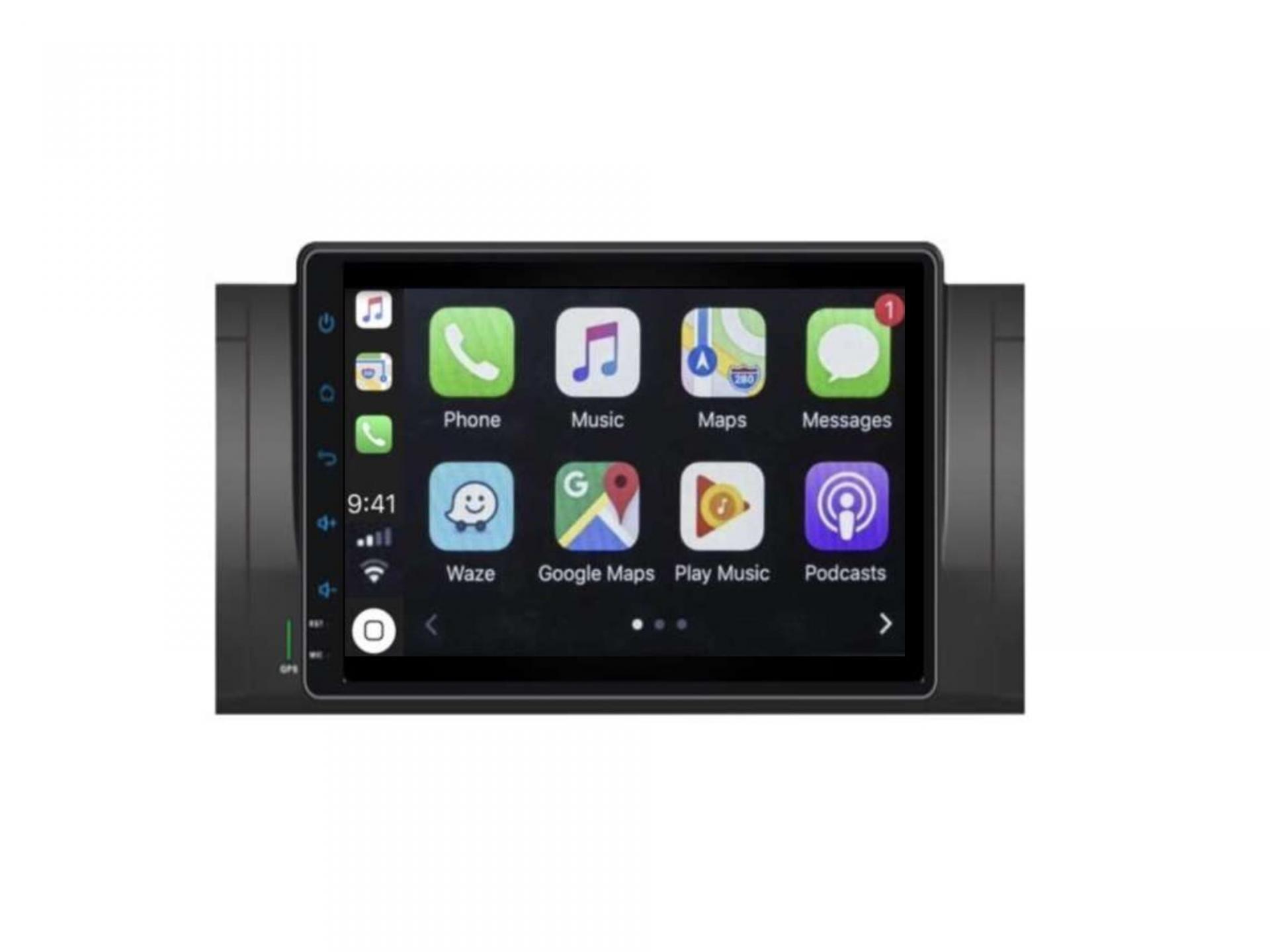Autoradio GPS Bluetooth pour BMW 5 Series E39 X5 E53 M5 CarPlay Android Auto  Radio Stéréo Navigation Écran Tactile - Cdiscount Auto