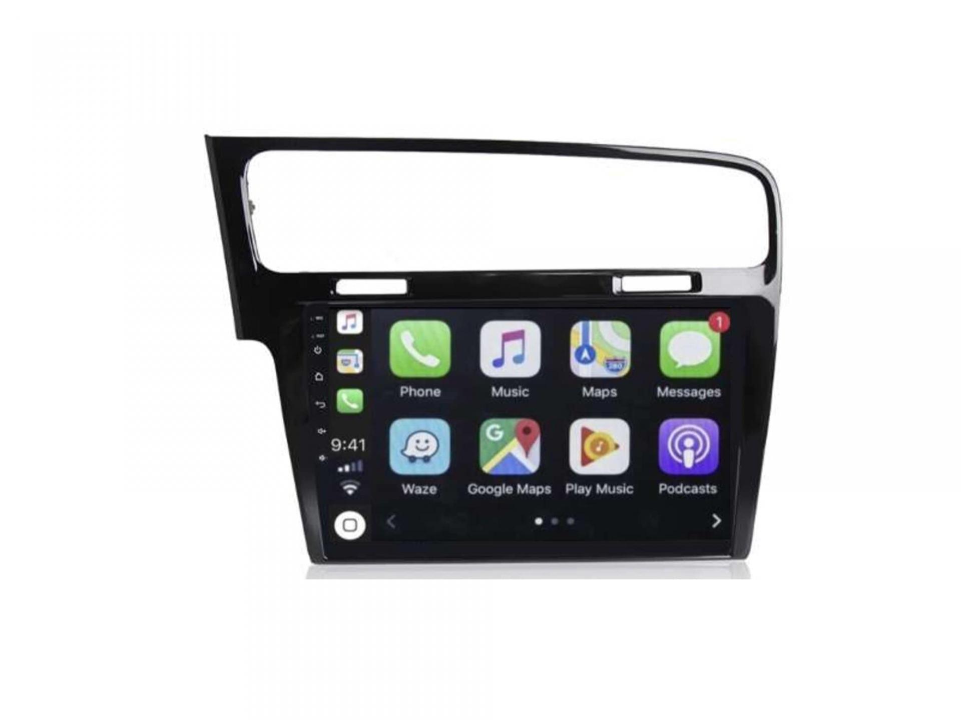 Autoradio GPS full tactile Bluetooth Android & Apple Carplay Volkswagen Golf  7 de de 2012 à 2020 + caméra de recul