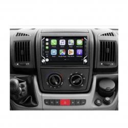 Autoradio GPS Fiat Ducato jusqu'à 2011 et camping-car de 2007 à 2024 écran tactile avec boutons classique Bluetooth Android & Apple Carplay + caméra de recul