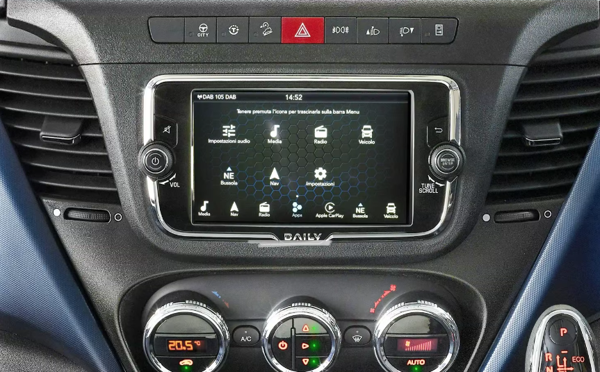 Autoradio renault iveco daily 2012 2022 bluetooth android apple carplay 3