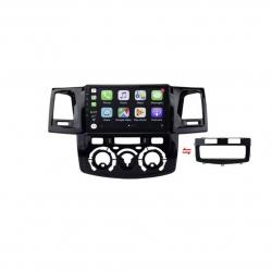 Autoradio tactile GPS Bluetooth Android & Apple Carplay Toyota Hilux, Fortuner, Revo, Vigo + caméra de recul