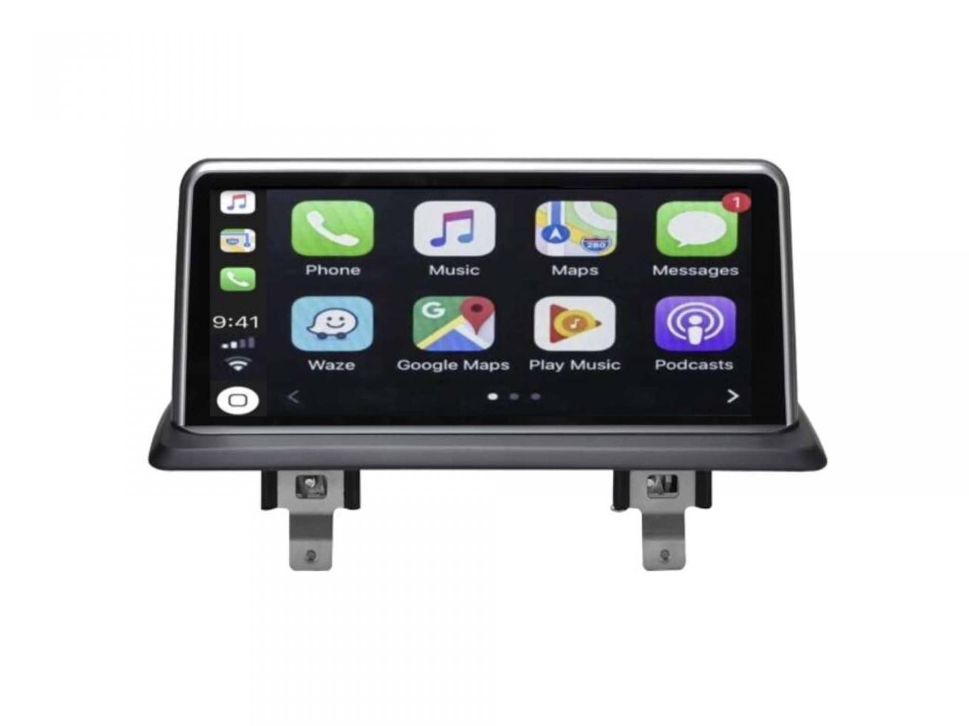 Autoradio full tactile GPS Bluetooth Android & Apple Carplay BMW Série 1  E81, E82, E87 et E88 de 2004 à 2012 + caméra