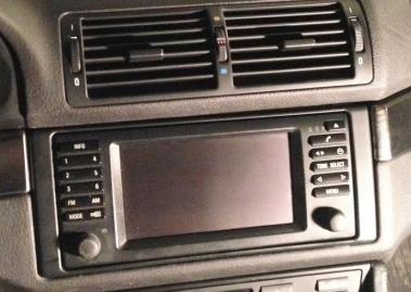 Autoradio GPS full tactile Bluetooth Android & Apple Carplay BMW Série 5 E39,  M5, X5 E53, Serie 7 E38 + caméra de recul