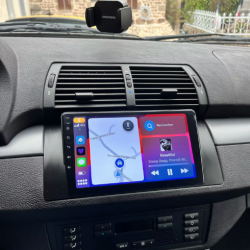 Autoradio GPS BMW Série 5 E39, M5, X5 E53, Serie 7 E38 écran entièrement tactile Bluetooth Android & Apple Carplay + caméra de recul